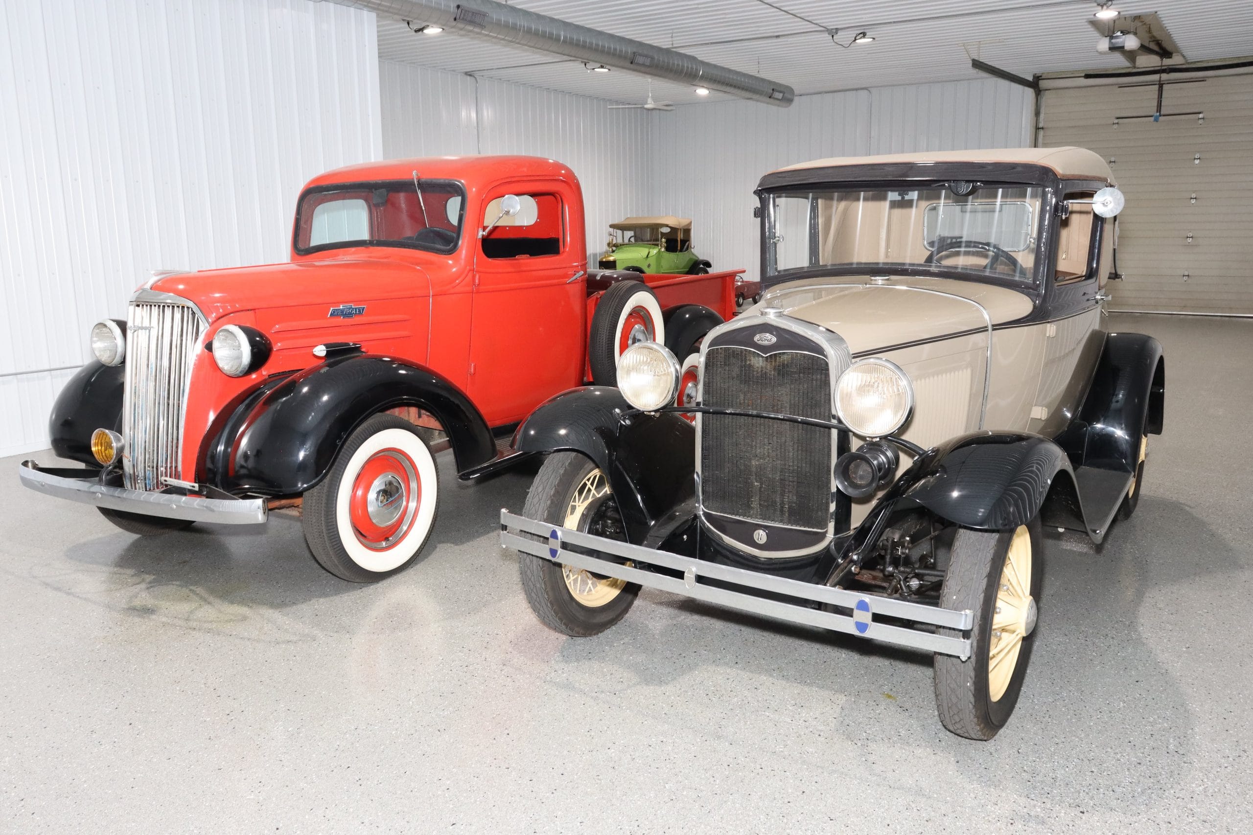 MMC-Cars In Storage2 Two classic cars in storage